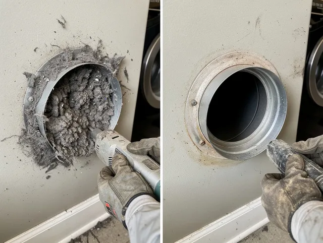 Professional clogged vent cleaning by Rossmoor Dryer Vent Cleaning in Rossmoor