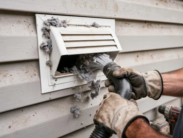 Professional dryer vent cleaning by Rossmoor Dryer Vent Cleaning in Rossmoor