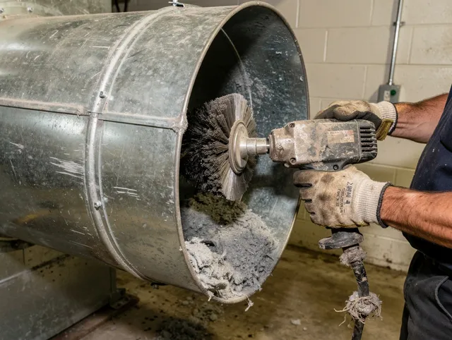 Industrial-grade dryer vent cleaning by Rossmoor Dryer Vent Cleaning in Rossmoor